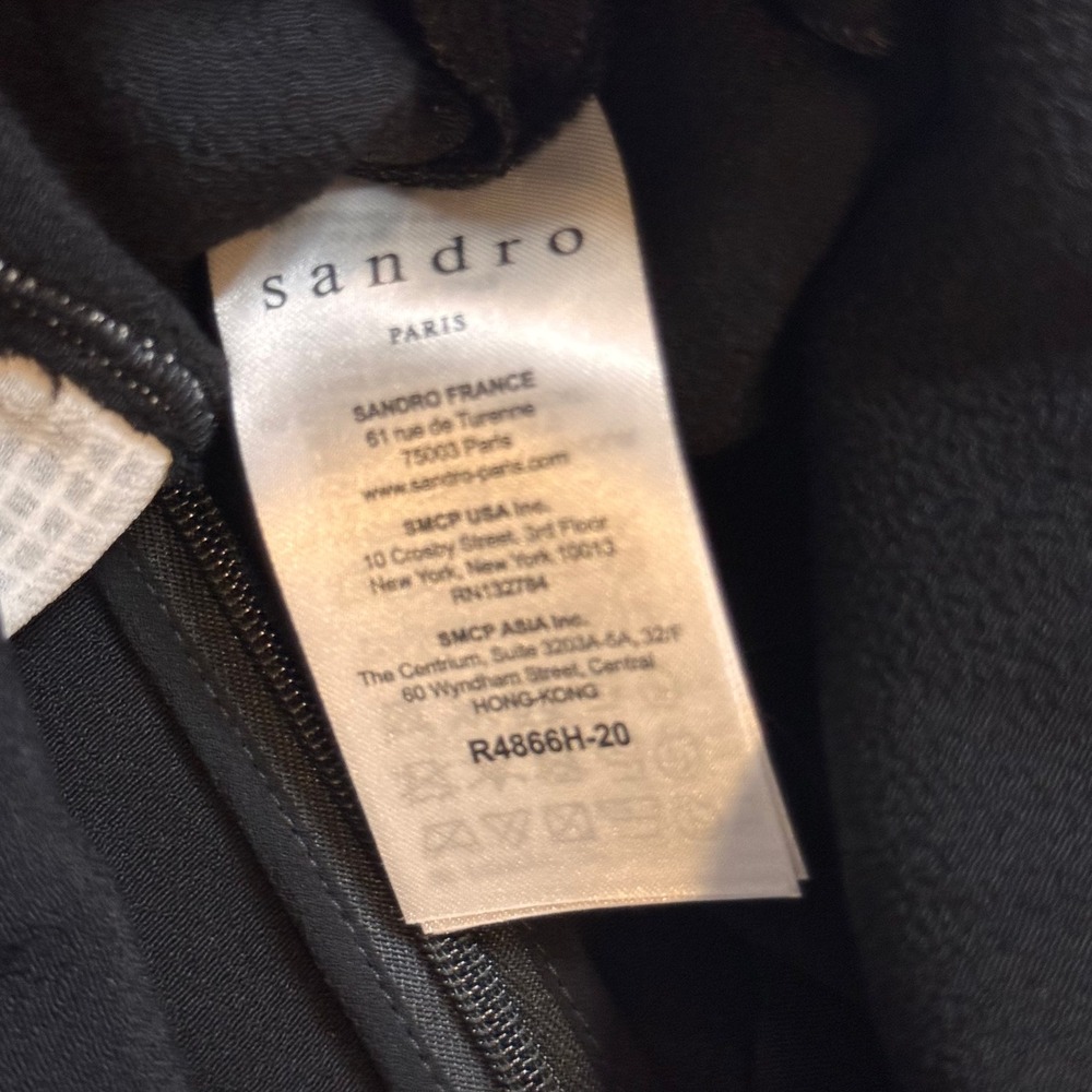 Sandro Black/White Lace Dress‎ US 
Size 1*OG Price $269.50* - Picture 4 of 4